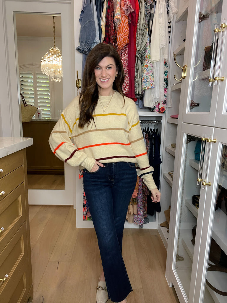 Always Autumn Striped Sweater