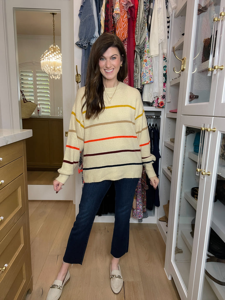 Always Autumn Striped Sweater