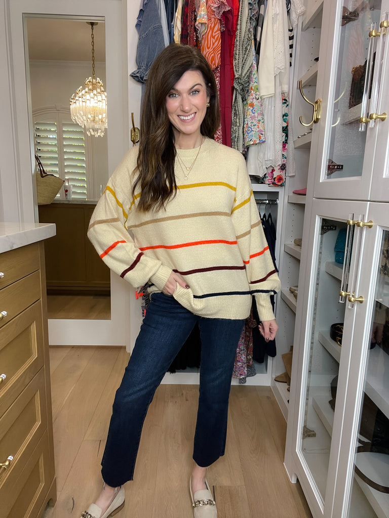 Always Autumn Striped Sweater