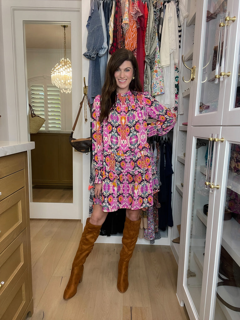 Nicole Knee High Boots in Caramel