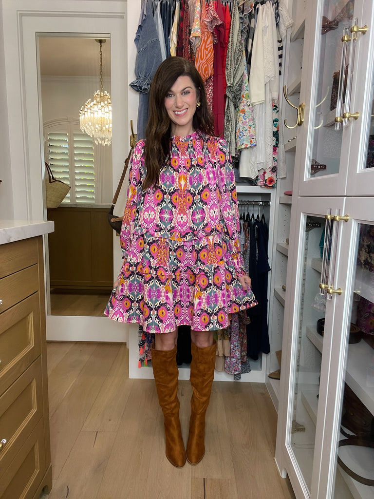 Nicole Knee High Boots in Caramel