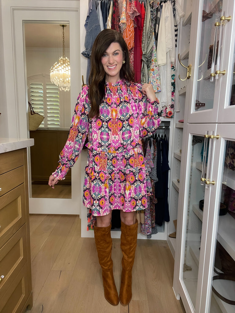 Nicole Knee High Boots in Caramel