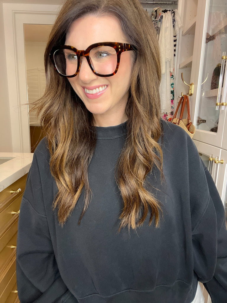 Book Smart Blue Light Glasses in Tortoise *Final Sale*