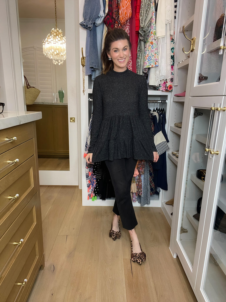 Visor Leopard Slingback Flats