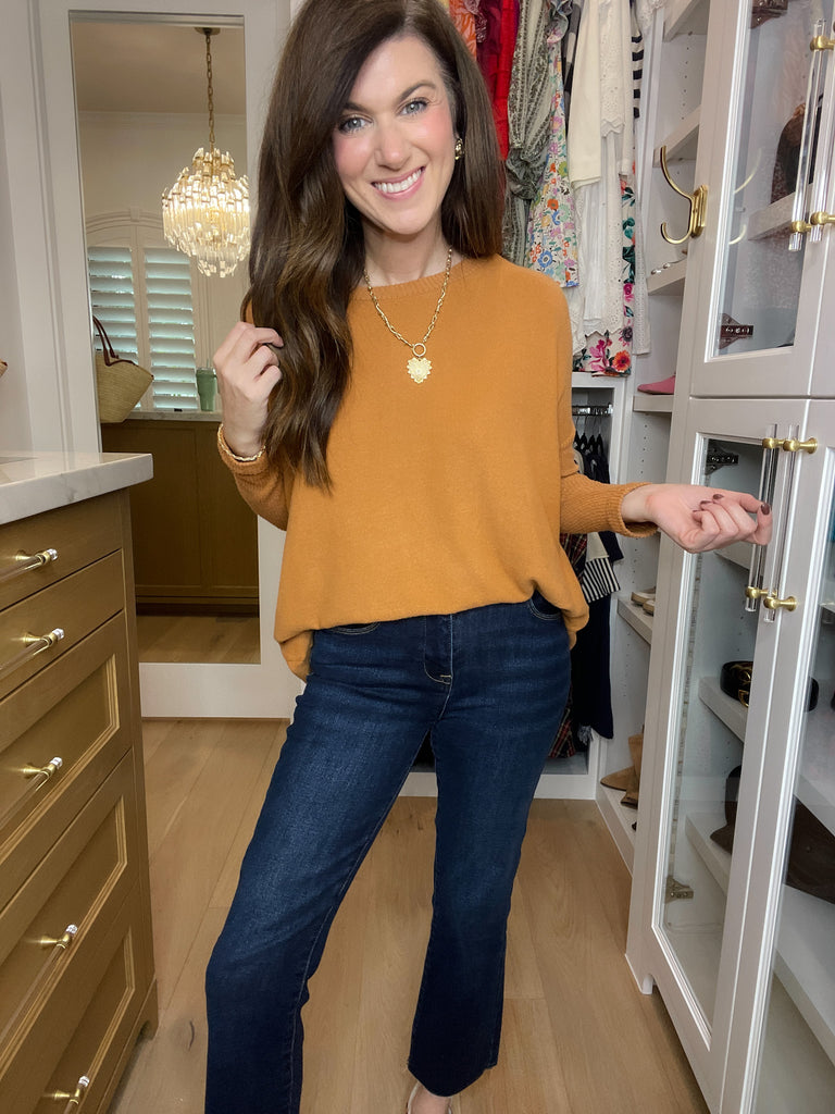 *BELLES & DOORBUSTER* Cabin Cuddle Brushed Tunic in Camel *Final Sale*