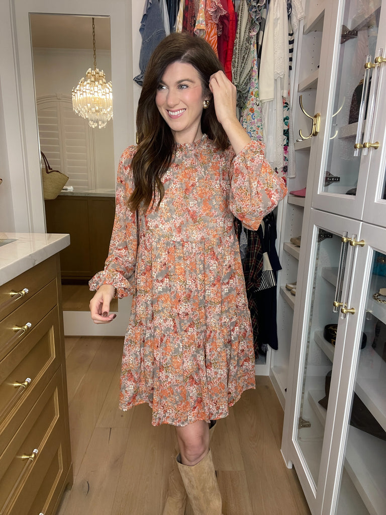 Take Another Chance Floral Tiered Dress