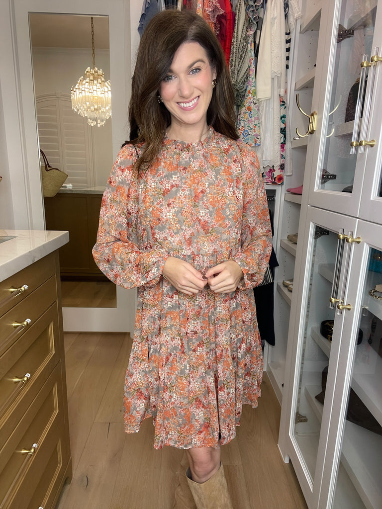 Take Another Chance Floral Tiered Dress