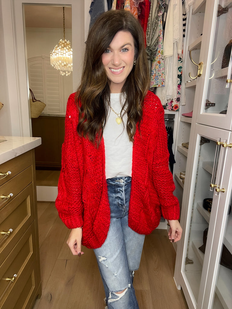 Season's Best Chunky Knit Cardigan