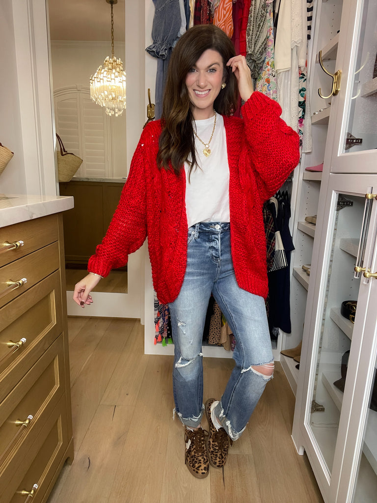 Season's Best Chunky Knit Cardigan