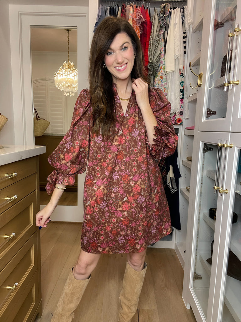 Perfectly Poised Floral Dress