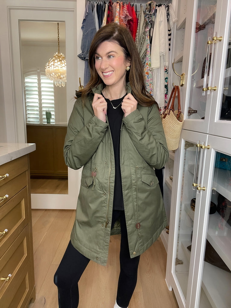 *BELLES & DOORBUSTER* Get Outside Jacket in Olive *Final Sale*