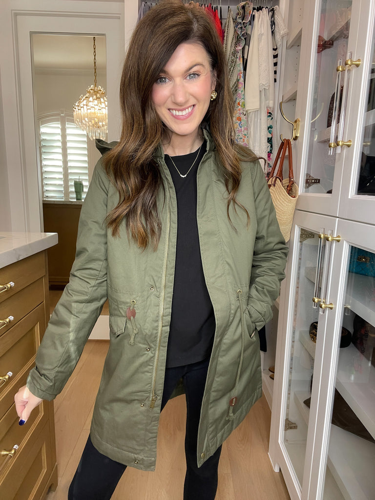 *BELLES & DOORBUSTER* Get Outside Jacket in Olive *Final Sale*