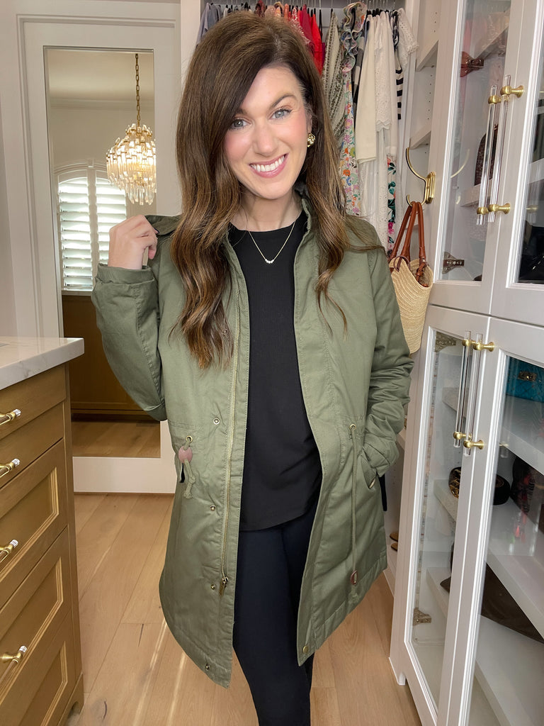 *BELLES & DOORBUSTER* Get Outside Jacket in Olive *Final Sale*