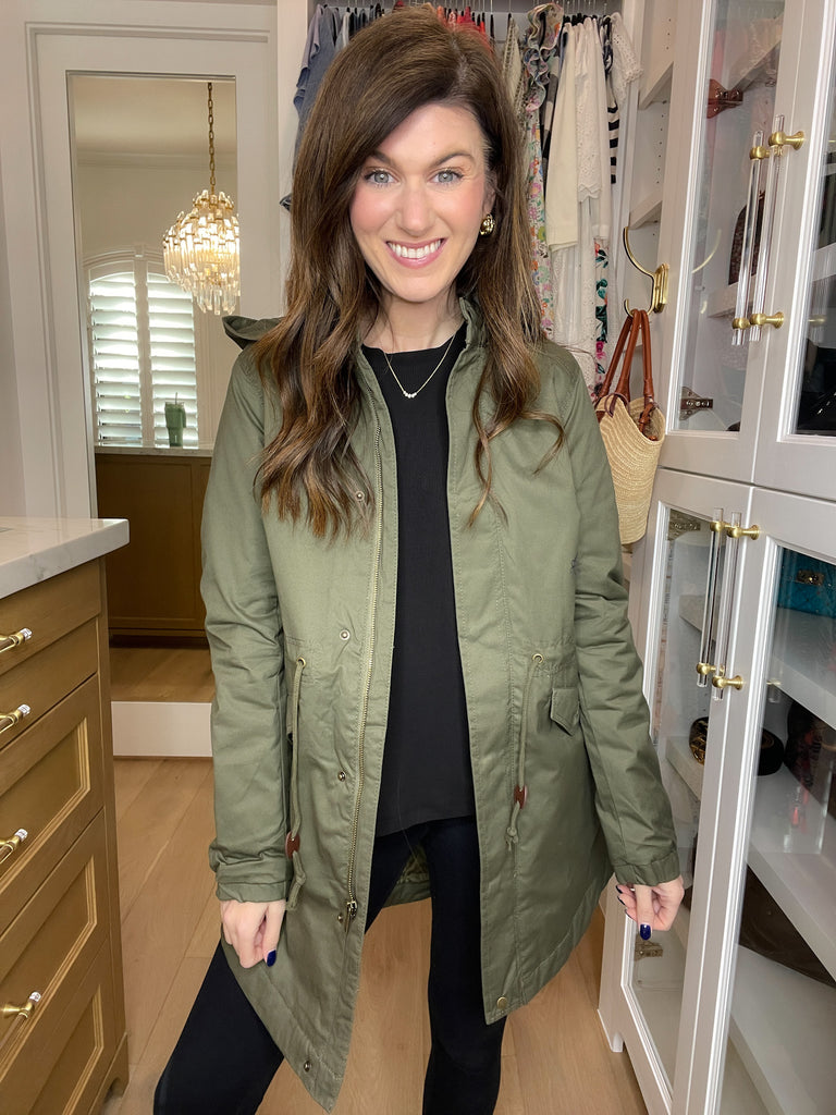 *BELLES & DOORBUSTER* Get Outside Jacket in Olive *Final Sale*