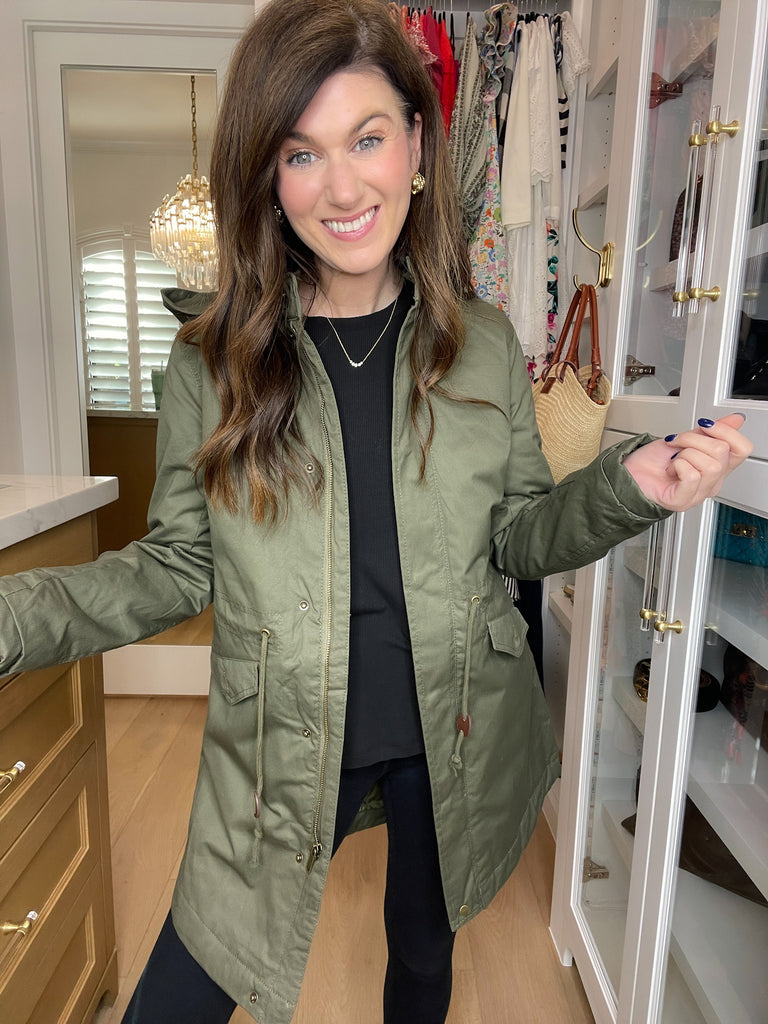 *BELLES & DOORBUSTER* Get Outside Jacket in Olive *Final Sale*