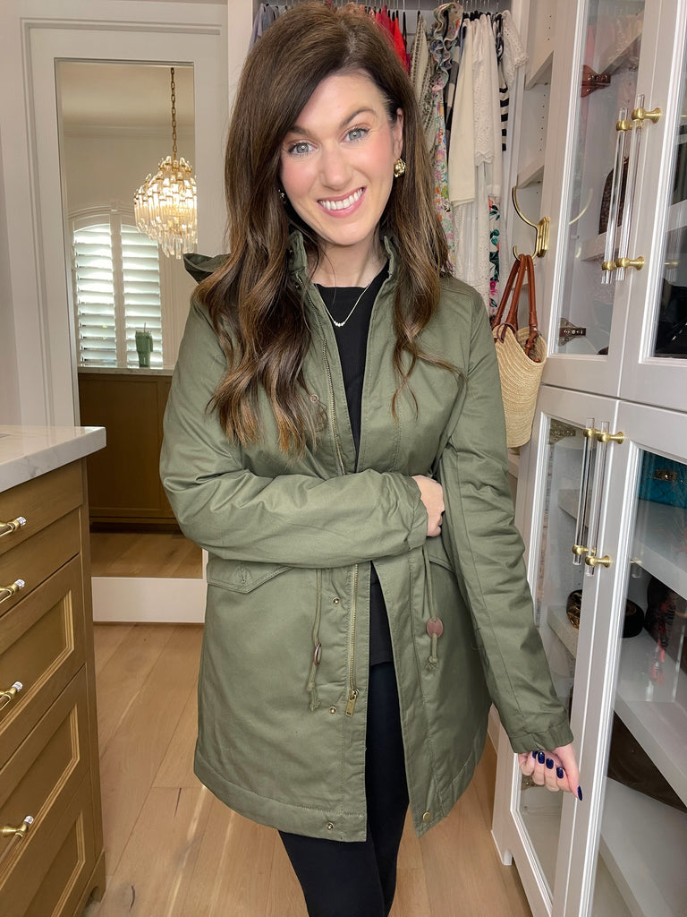 *BELLES & DOORBUSTER* Get Outside Jacket in Olive *Final Sale*