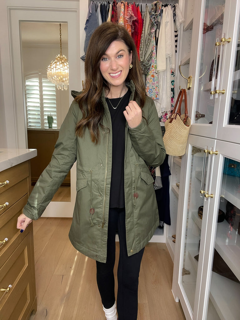 *BELLES & DOORBUSTER* Get Outside Jacket in Olive *Final Sale*