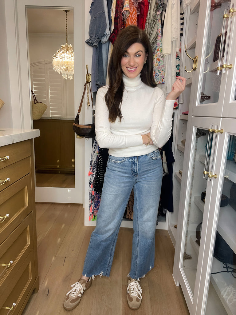 Vervet Olivia Wide Leg Ankle Jeans