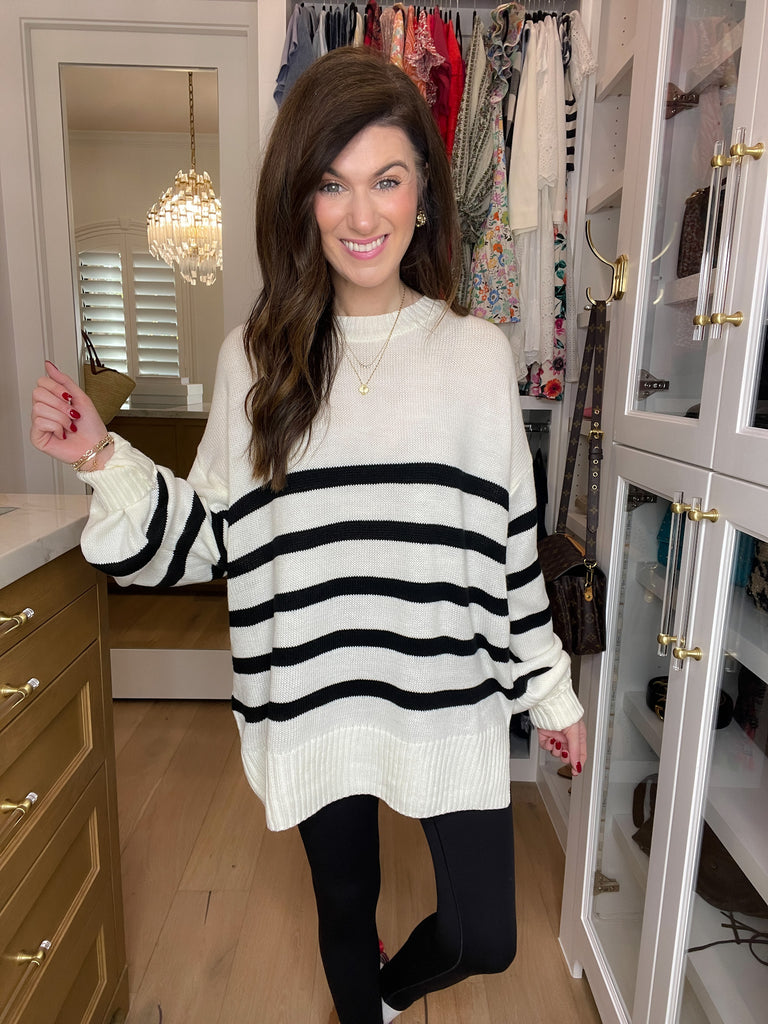 Striped Serenity Sweater
