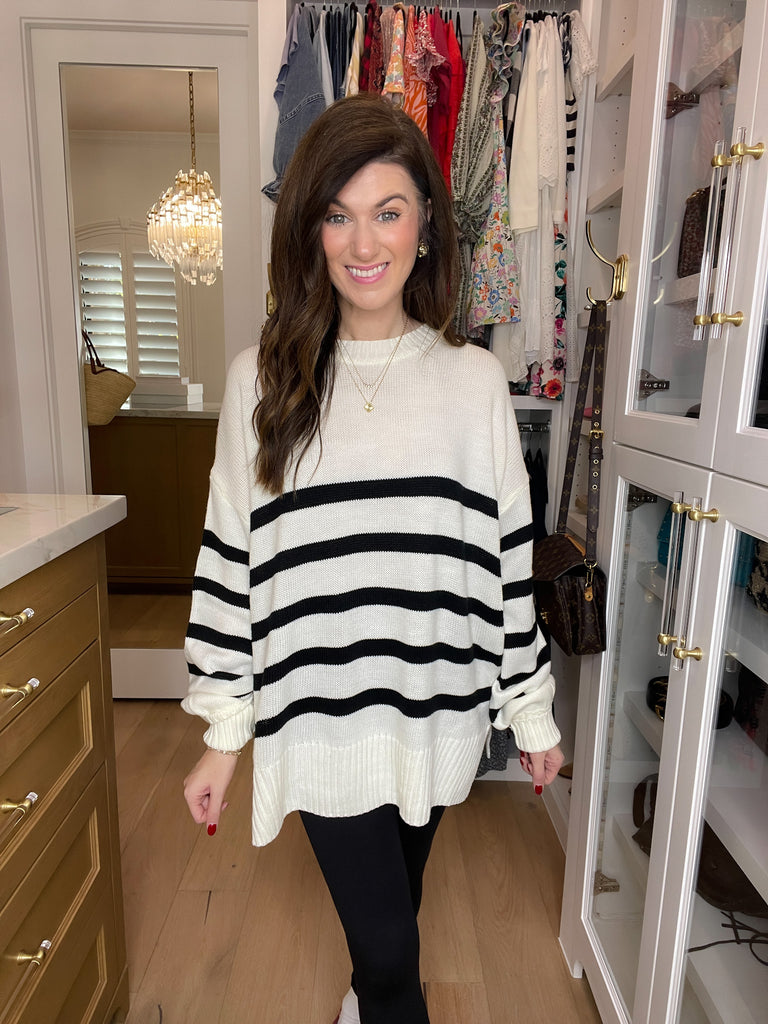Striped Serenity Sweater