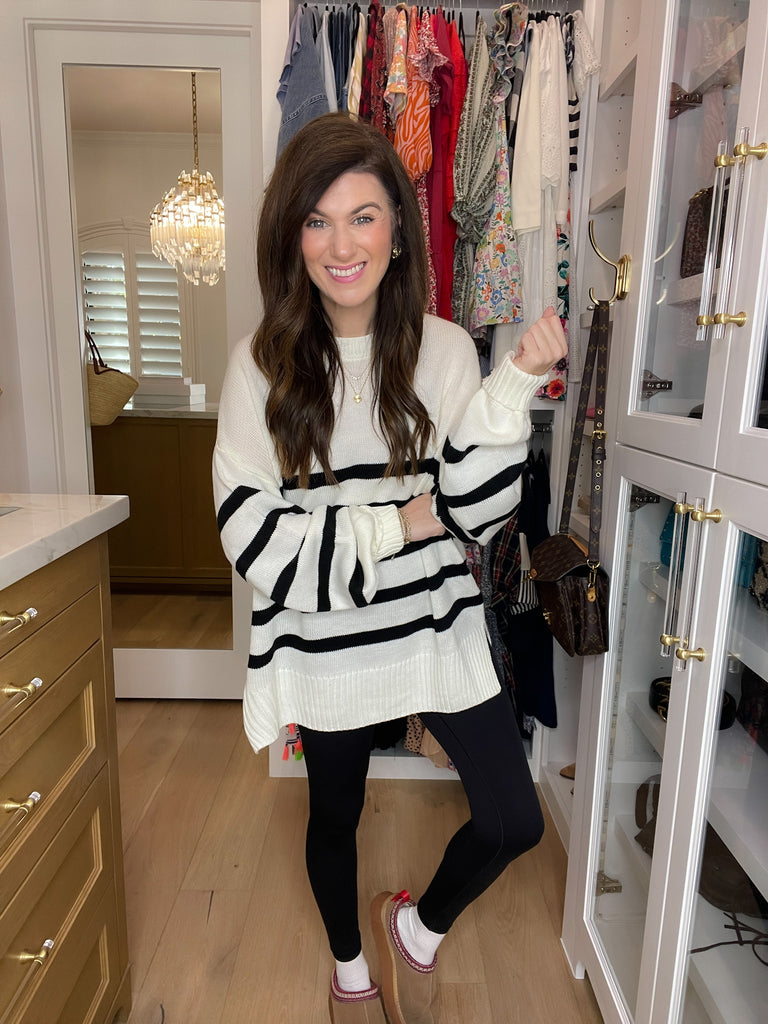 Striped Serenity Sweater