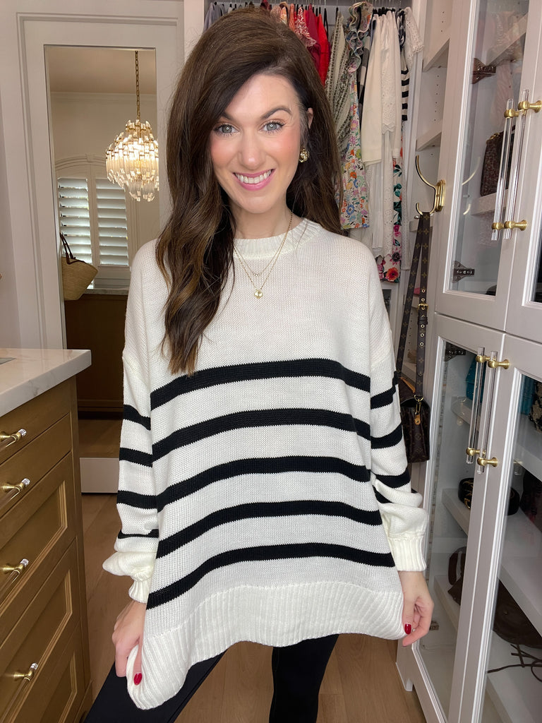 Striped Serenity Sweater