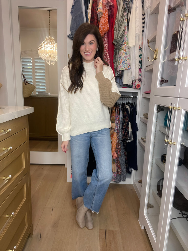 Flip of the Coin Color Block Sweater