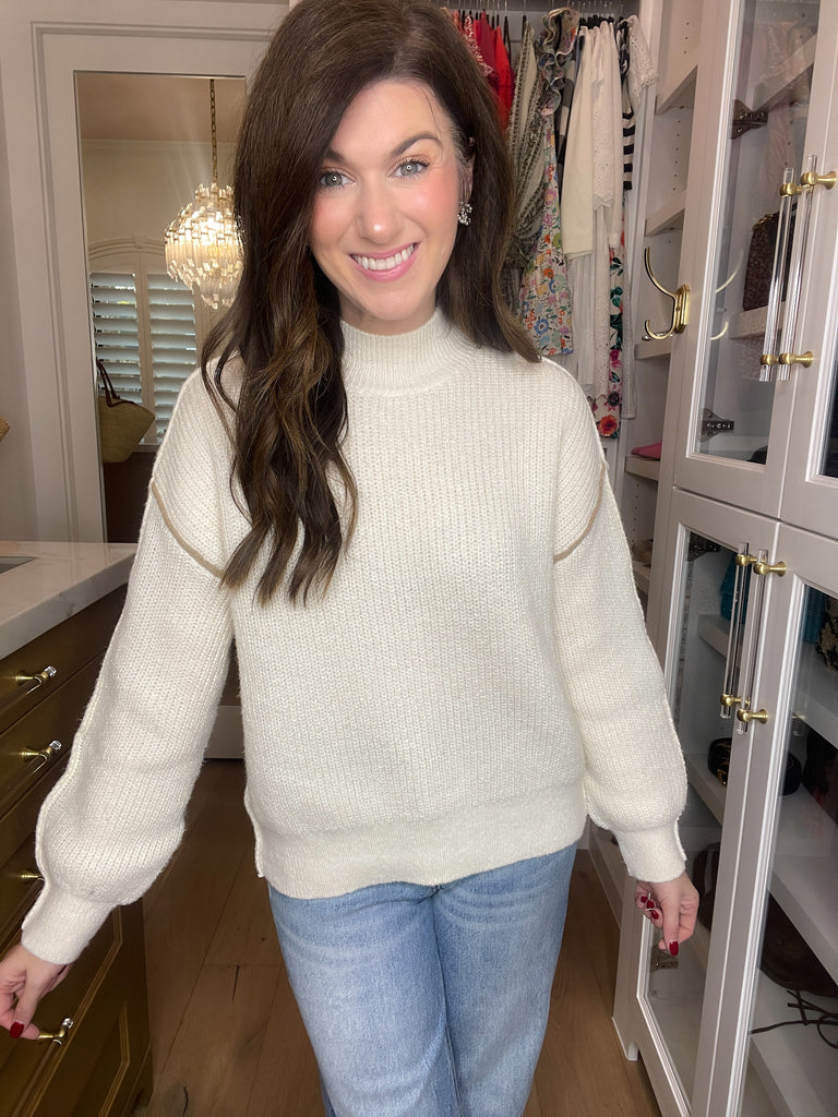 Flip of the Coin Color Block Sweater