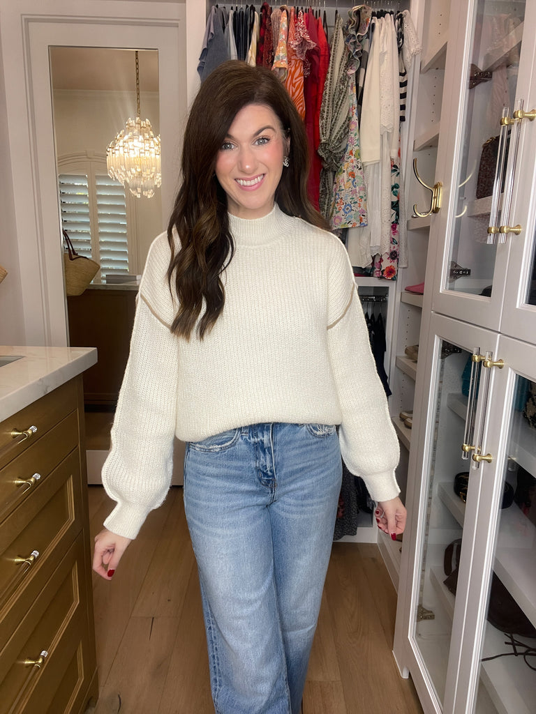 Flip of the Coin Color Block Sweater