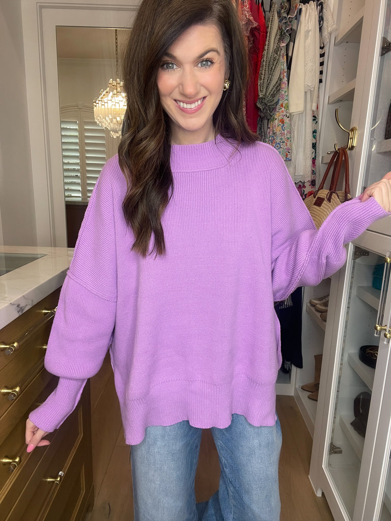 New Favorite Sweater in Lavender