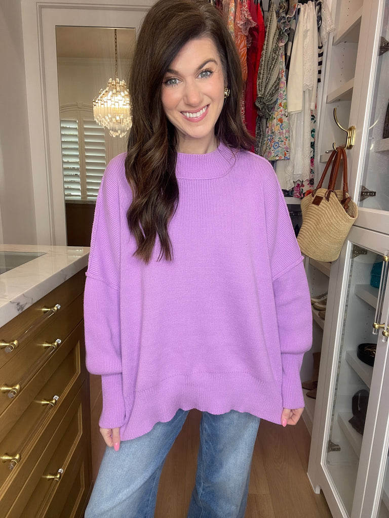 New Favorite Sweater in Lavender