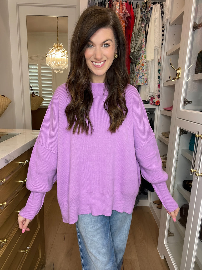 New Favorite Sweater in Lavender