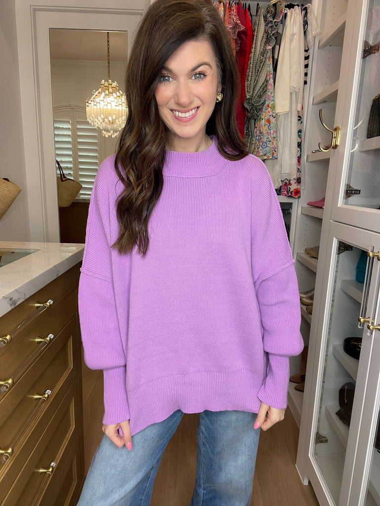New Favorite Sweater in Lavender
