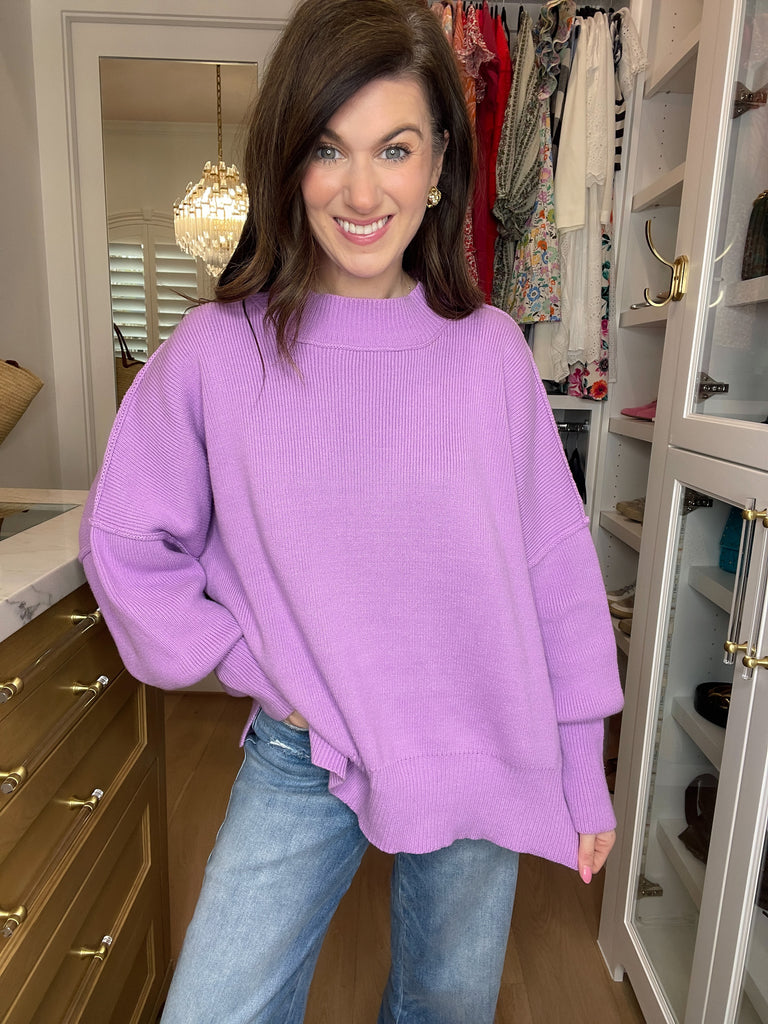 New Favorite Sweater in Lavender