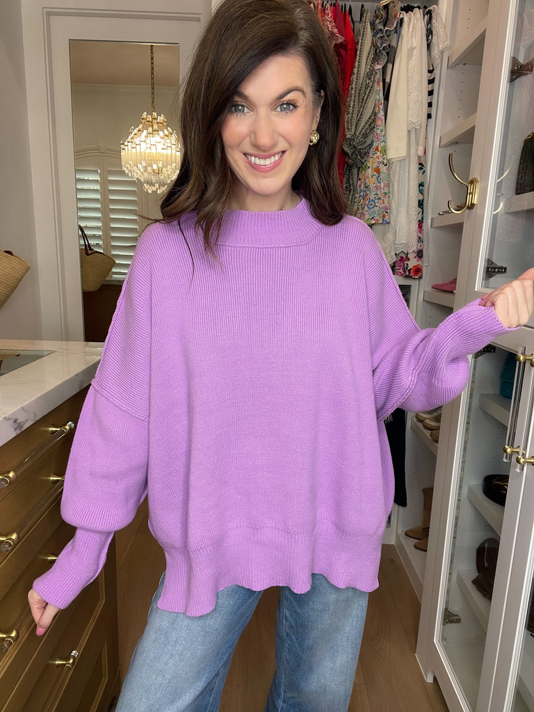 New Favorite Sweater in Lavender