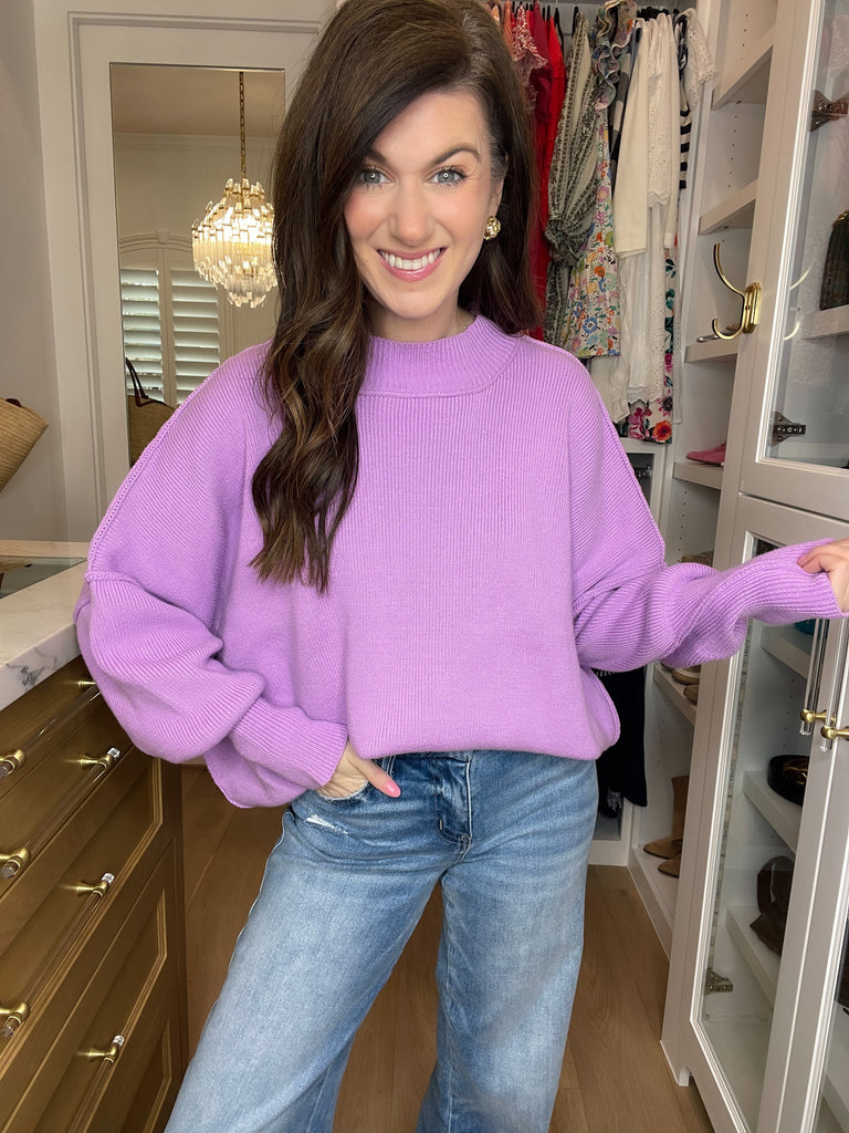 New Favorite Sweater in Lavender