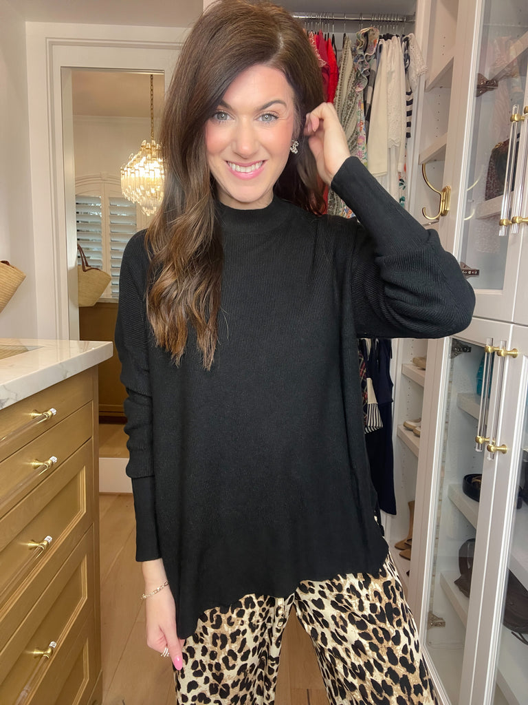 Always in Style Sweater in Black