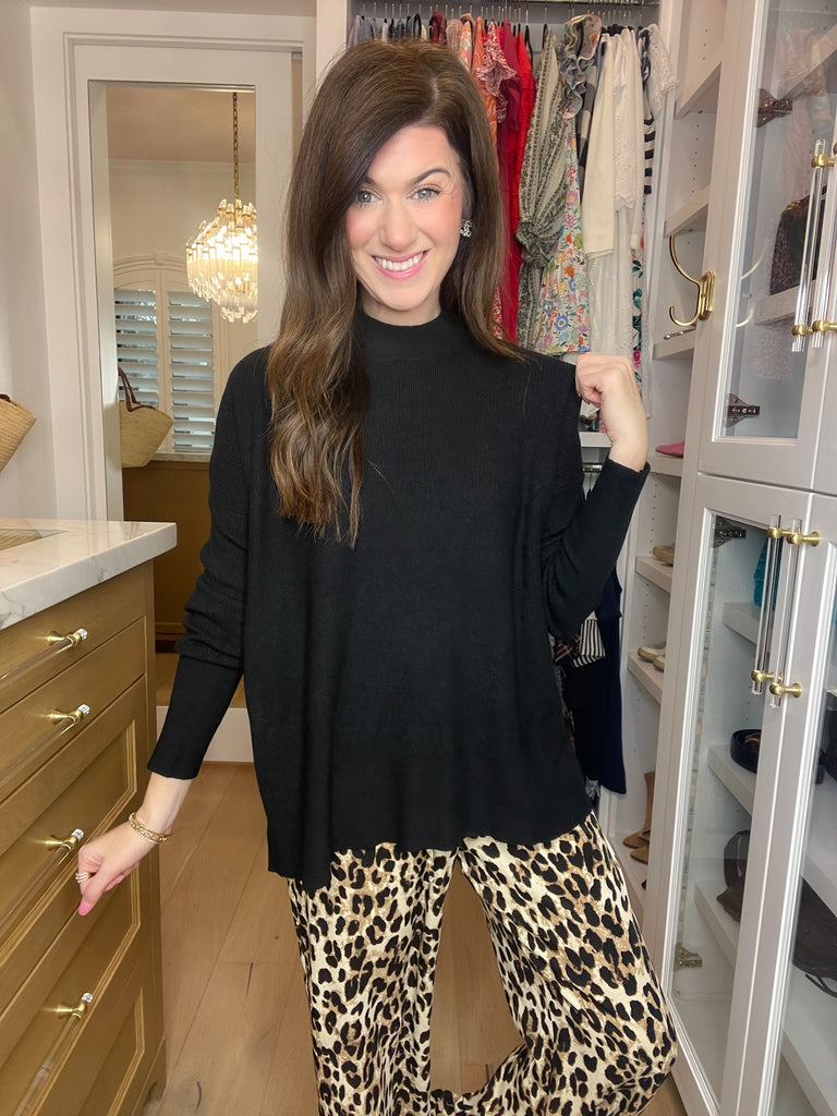 Always in Style Sweater in Black