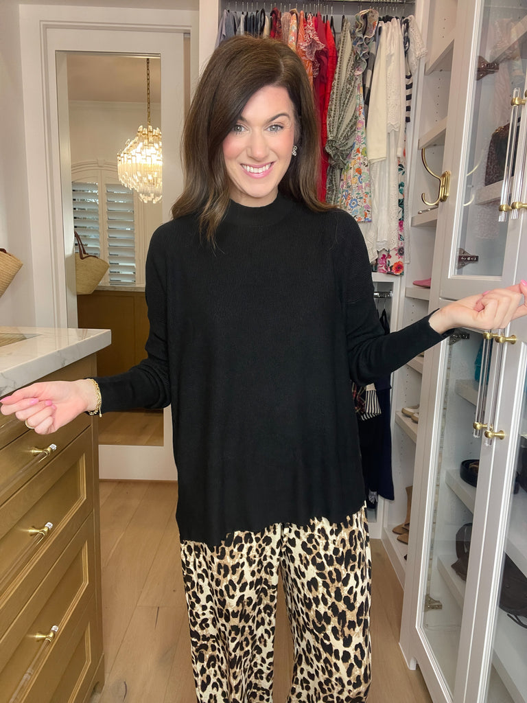 Always in Style Sweater in Black