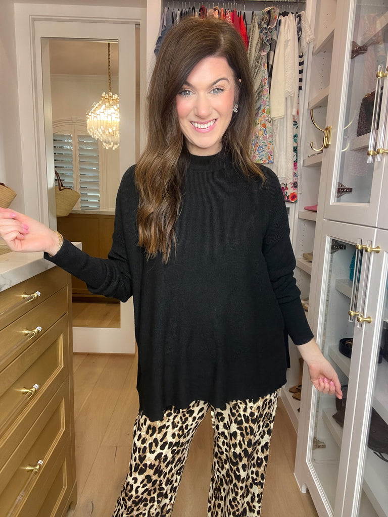 Always in Style Sweater in Black