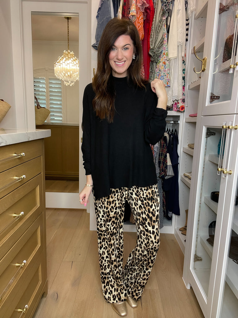 Always in Style Sweater in Black