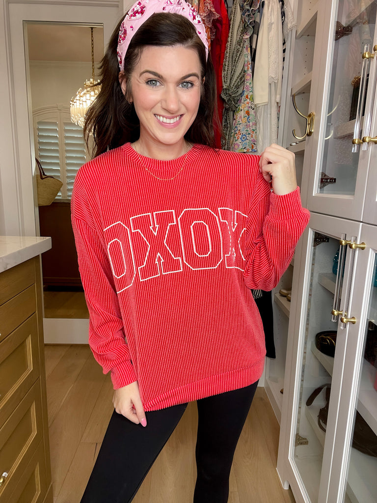 XOXO Corded Pullover