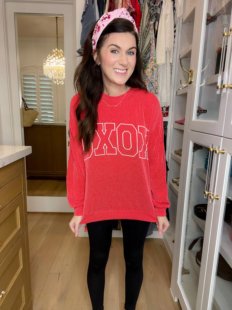 XOXO Corded Pullover