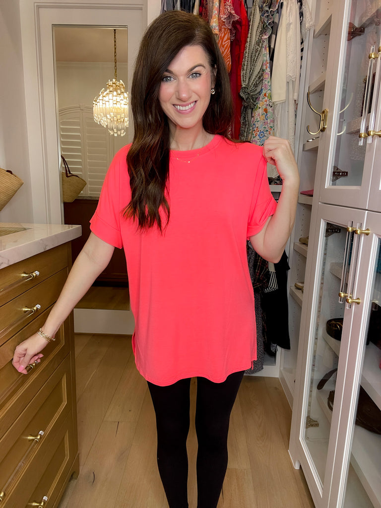 *BELLES & DOORBUSTER* Brighten the Day Tee in Multiple Colors *Final Sale*