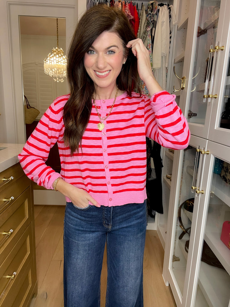 Candy Stripe Cardigan