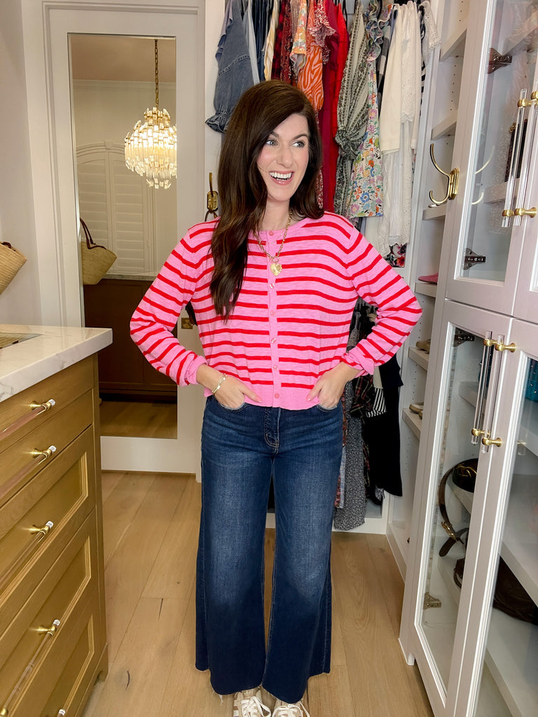 Candy Stripe Cardigan