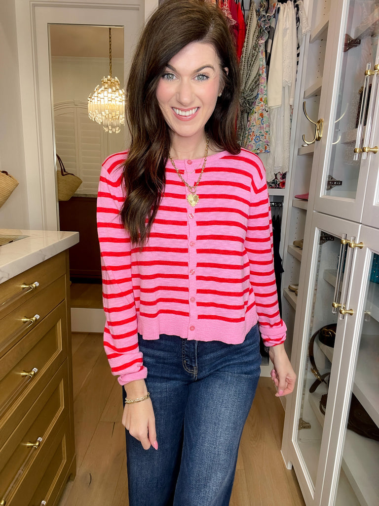 Candy Stripe Cardigan