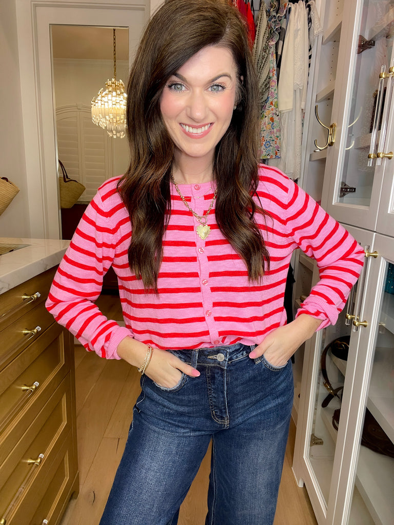 Candy Stripe Cardigan