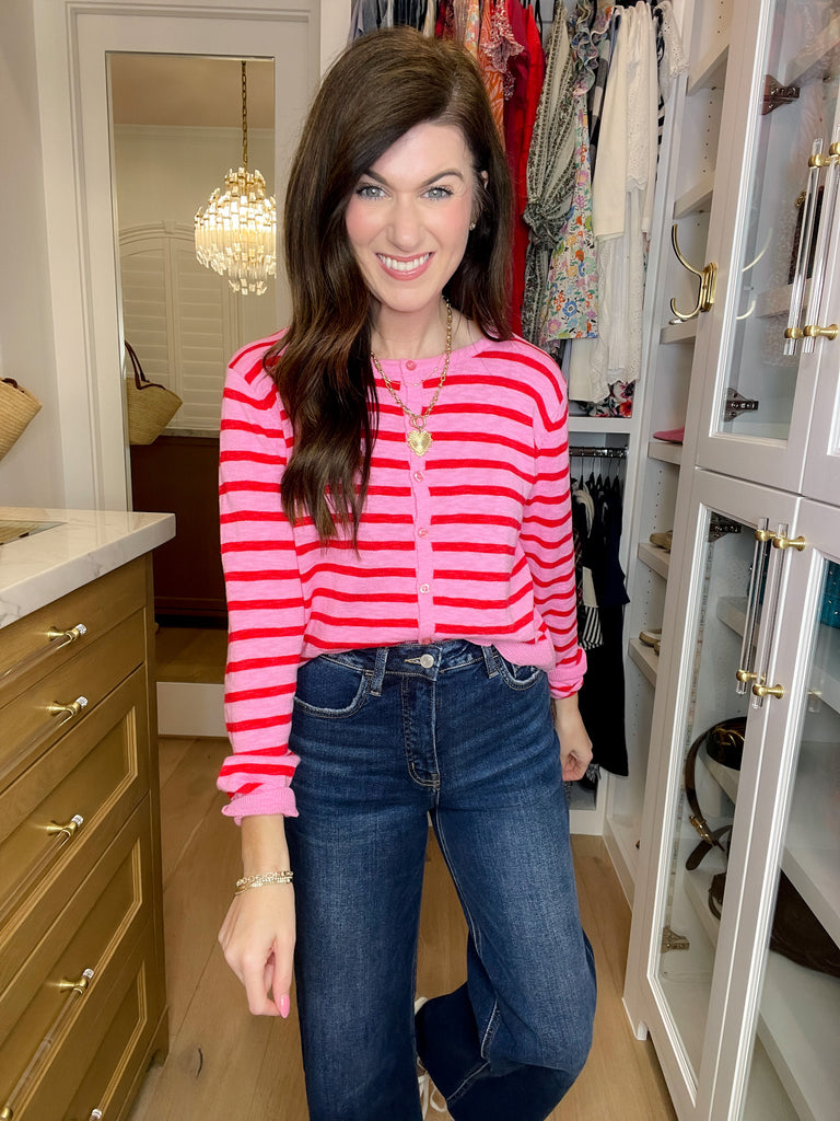 Candy Stripe Cardigan