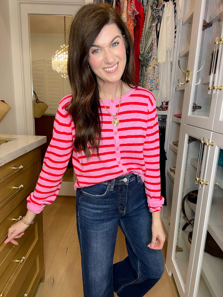 Candy Stripe Cardigan